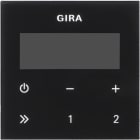 GIRA - Bedienaufs. UP-Radio RDS System 55 Schwarzglasoptik
