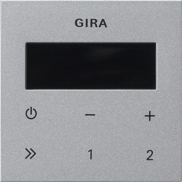 GIRA - Bedienaufs. UP-Radio RDS System 55 F Alu