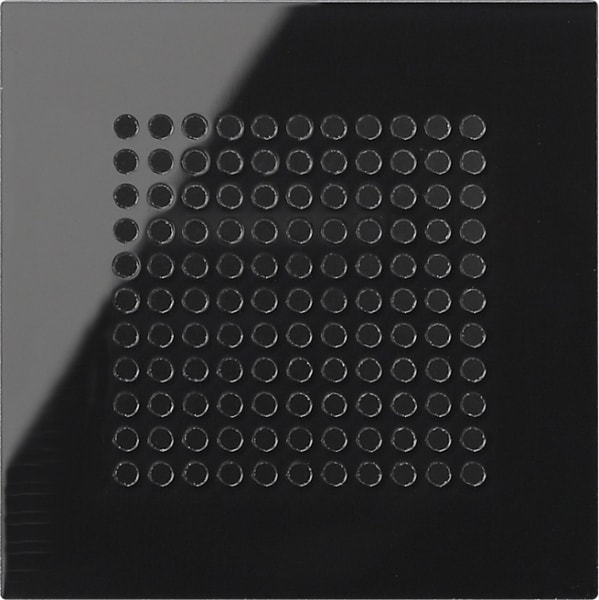 GIRA - Abd. Lautsprecher System 55 Schwarzglasoptik