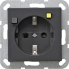 GIRA - FI-Schutzsteckd. 30 mA SH System 55 Anthrazit