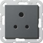 GIRA - Steckd. BS Round Pin 5 A SH System 55 Anthrazit