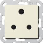 GIRA - Steckd. BS Round Pin 15 A SH System 55 Cremeweiß