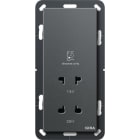 GIRA - Rasiersteckd. 115 - 230 V System 55 Anthrazit
