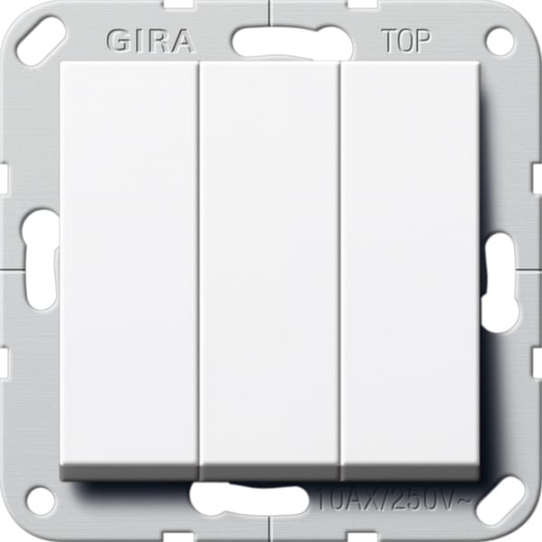 GIRA - Wippschalter BS 3f Aus System 55 Reinweiß