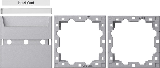 GIRA - Zub. Hotel-Card System 55 F Alu