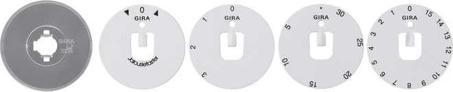 GIRA - Set Symbolscheiben Knebel Zubehör