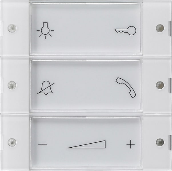 GIRA - Aufsatz Bedientaster Wohnungsstation System 55 Klar