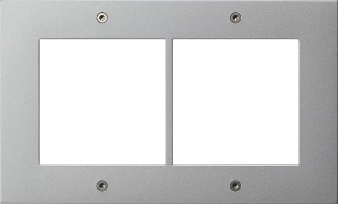 GIRA - Designrahmen 2f Türstation AP Gira TX_44 F Alu