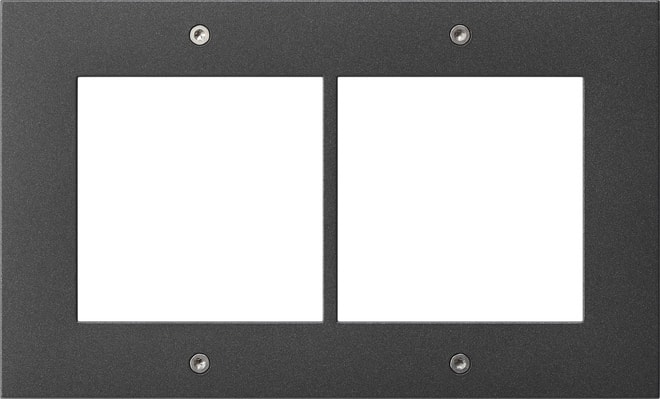 GIRA - Designrahmen 2f Türstation AP Gira TX_44 Anthrazit