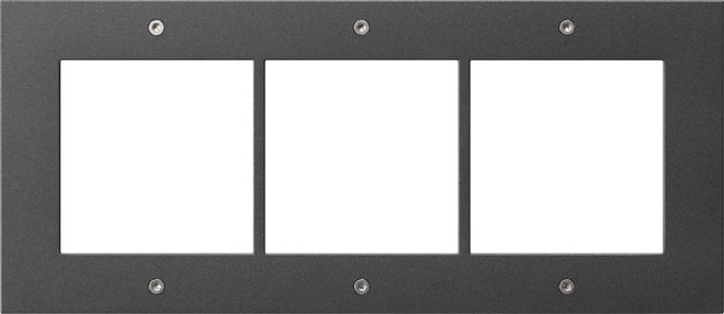 GIRA - Designrahmen 3f Türstation AP Gira TX_44 Anthrazit