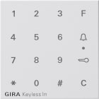 GIRA - Aufsatz Codetastatur System 55 Reinweiß
