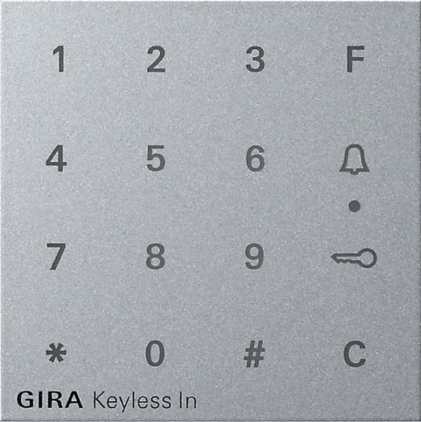 GIRA - Aufsatz Codetastatur System 55 F Alu