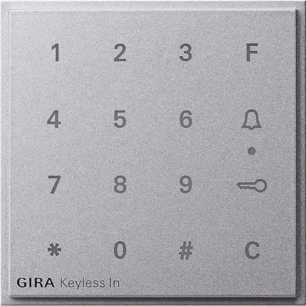 GIRA - Aufsatz Codetastatur Gira TX_44 F Alu