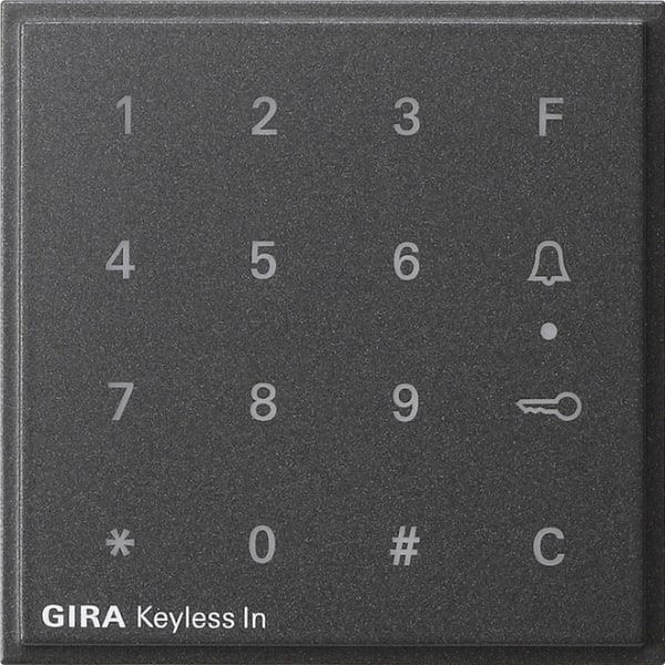GIRA - Aufsatz Codetastatur Gira TX_44 Anthrazit