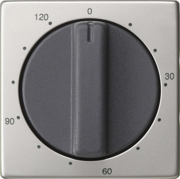 GIRA - Abd. Knebel Zeitsch. 120 min System 55 Edelstahl