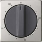 GIRA - Abd. Knebel Zeitsch. 120 min System 55 Edelstahl