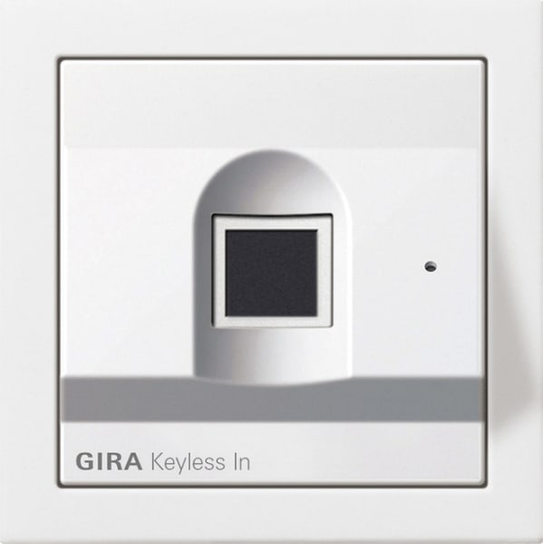 GIRA - Gira Keyless In Fingerprint-Leseeinheit Flächenschalter Reinweiß