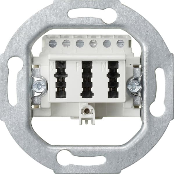 GIRA - TAE-Anschlussdose TAE 3 x 6 NFN Einsatz Weiß