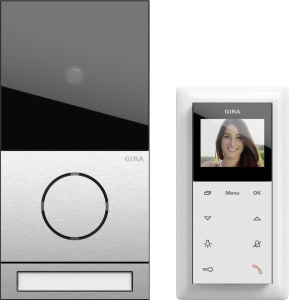GIRA - EFH-Paket Video System 106 Edelstahl