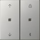 GIRA - S3000 Jal.- + Schaltuhr BT System 55 Edelstahl