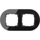 GIRA - Abdeckrahmen 2f Gira Studio G Schwarz