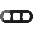 GIRA - Abdeckrahmen 3f Gira Studio G Schwarz