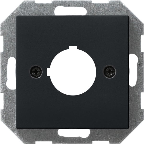 GIRA - Abd. Tragring Geräte Ø 22,5 mm System 55 Schwarz m