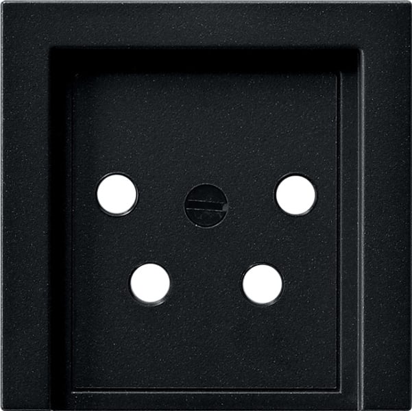 GIRA - Abd. KPN-Anschlussdose 4-p System 55 Schwarz m