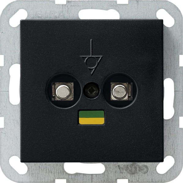 GIRA - Potenzialausgleich-Dose 2f System 55 Schwarz m