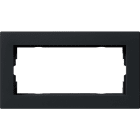GIRA - Abdeckrahmen 2f o.M. flach Gira E2 Schwarz m