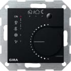 GIRA - KNX Stetigregler Tasterschnittstelle 4f System 55 Schwarz matt