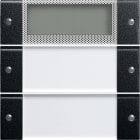 GIRA - Wippenset 2f Plus Beschriftungsfeld System 55 Klar/Schwarz matt