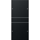 GIRA - Wippenset 2f (1+1) System 55 Schwarz matt(lack.)