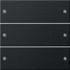GIRA - Wippenset 3f System 55 Schwarz matt(lack.)