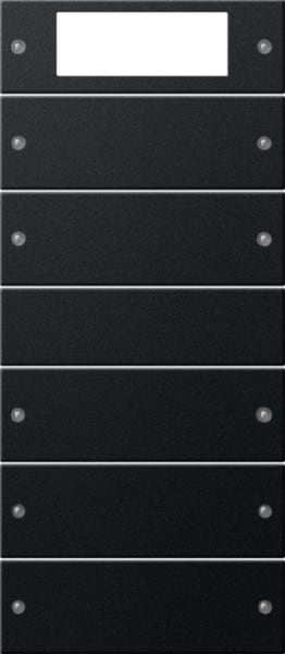 GIRA - Wippenset 5f Plus (2+3) System 55 Schwarz matt(lack.)
