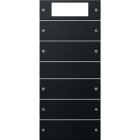 GIRA - Wippenset 5f Plus (2+3) System 55 Schwarz matt(lack.)