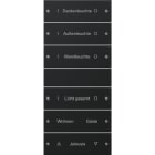 GIRA - Wippenset 6f (3+3) beschr. System 55 Schwarz m(lack.)