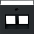 GIRA - Abd. 30° + BSF f. Tragring MJ 2f System 55 Schwarz m