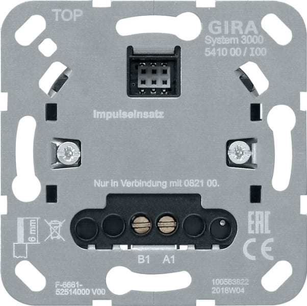 GIRA - S3000 Impulseins. Einsatz