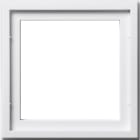 GIRA - Montageadapter 1f Gira E2 Reinweiß