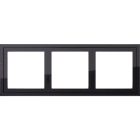 GIRA - Montageadapter 3f Gira E2 Schwarz