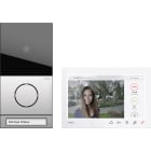 GIRA - EFH-Paket Wohnungsstation Video AP 7 System 106 Edelstahl