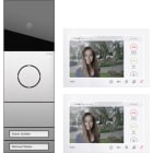 GIRA - ZFH-Paket Wohnungsstation Video AP 7 System 106 Edelstahl