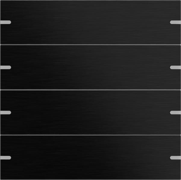 GIRA - Wippenset 4f Tastsensor 4 TS4 Alum.Schwarz
