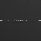 GIRA - Wippenset 1f individuell Tastsensor 4 TS4 Schwarz matt(lack.)