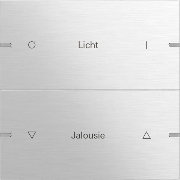 GIRA - Wippenset 2f individuell Tastsensor 4 TS4 Aluminium