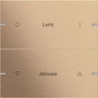 GIRA - Wippenset 2f individuell Tastsensor 4 TS4 Bronze