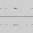 GIRA - Wippenset 2f individuell Tastsensor 4 TS4 Grau matt(lack.)