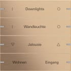 GIRA - Wippenset 4f individuell Tastsensor 4 TS4 Bronze
