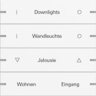 GIRA - Wippenset 4f individuell Tastsensor 4 TS4 Reinweiß matt(lack.)
